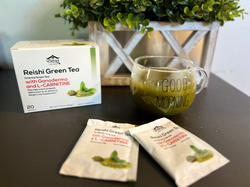 REISHI GREEN TEA (20 SOBRES 220 GRS)